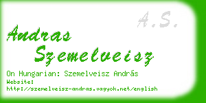 andras szemelveisz business card